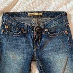 Faded Blue Bootcut Jeans